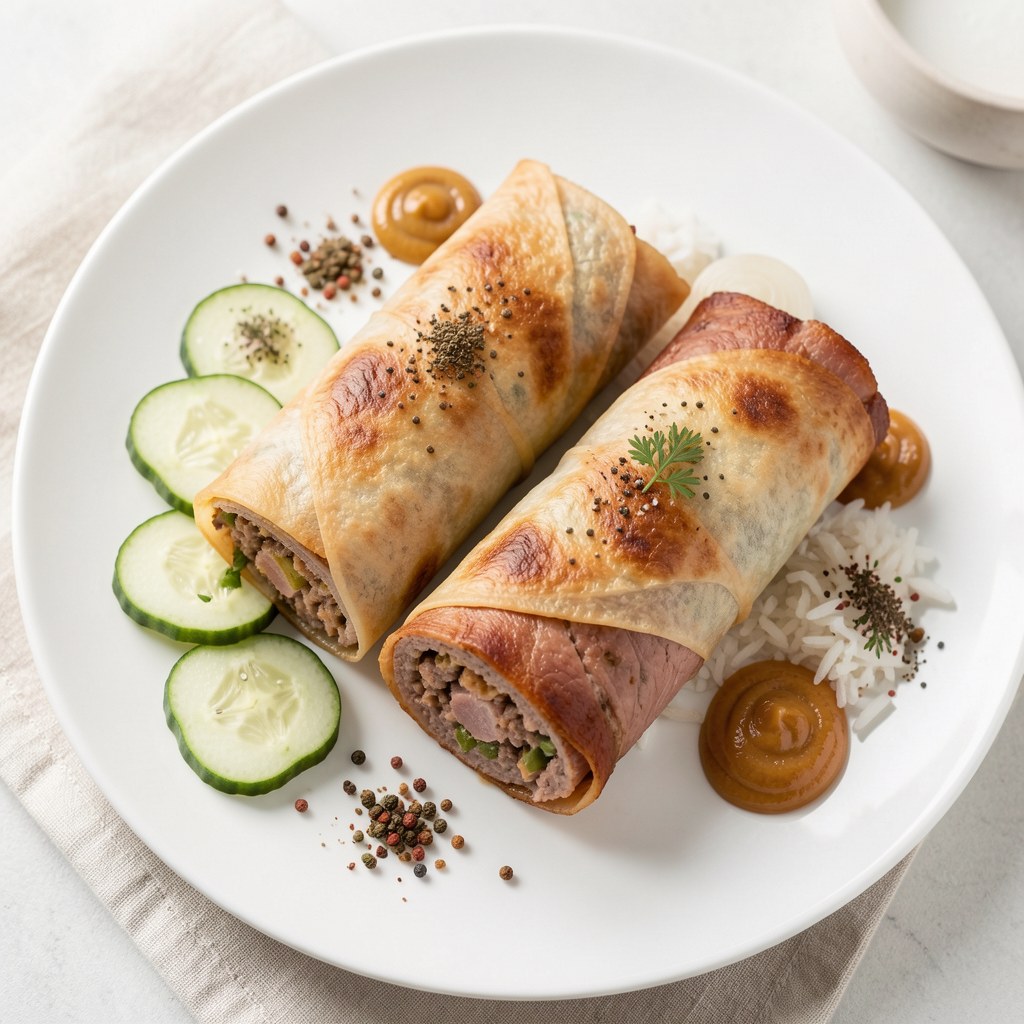 Zrazy wołowe zawijane