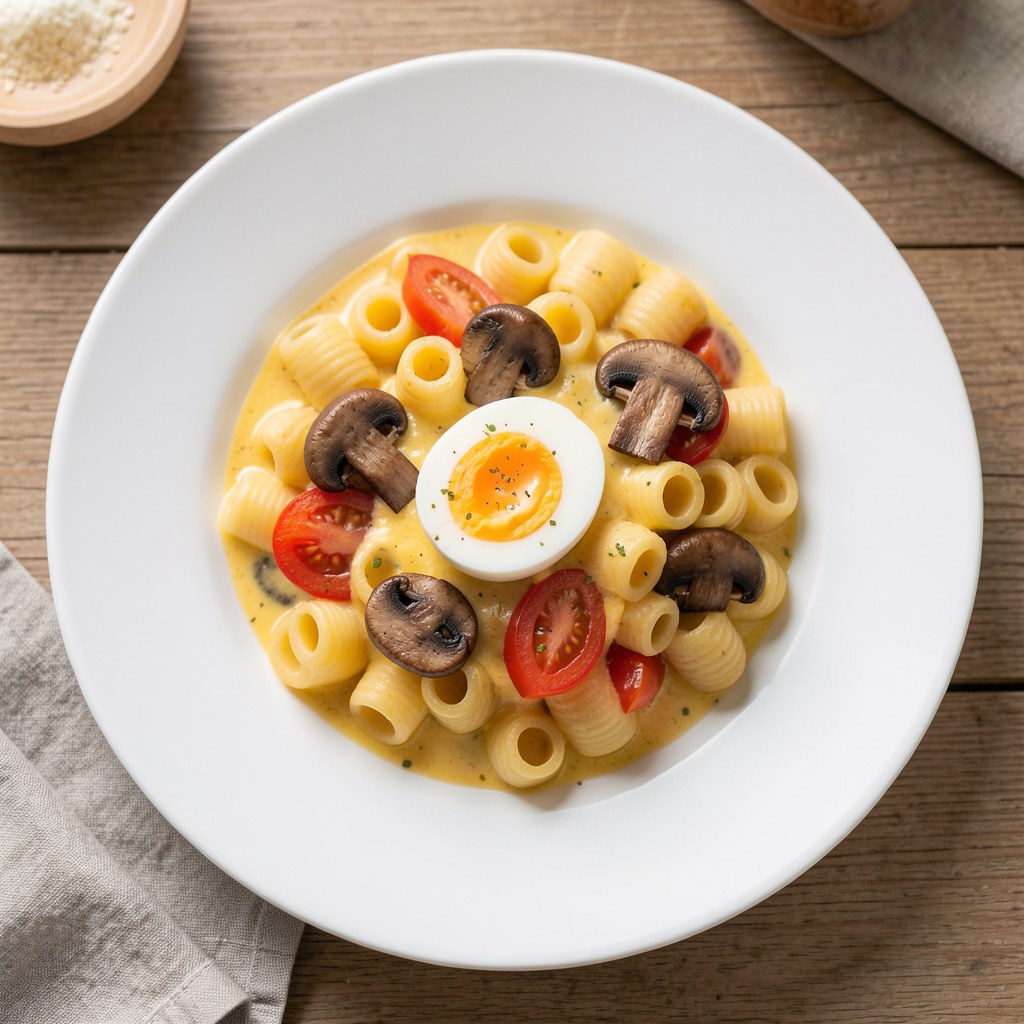 Makaron z parówkami