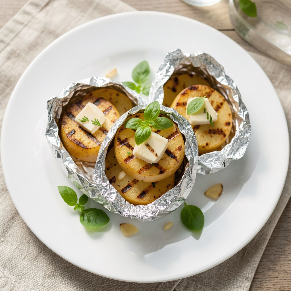 ZIEMNIAKI CZOSNKOWE Z GRILLA