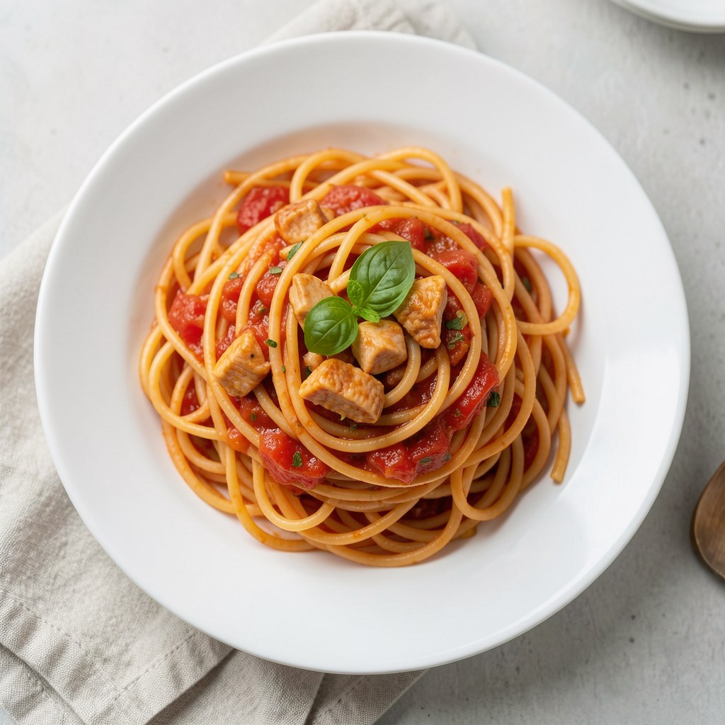 Spaghetti z tuńczykiem