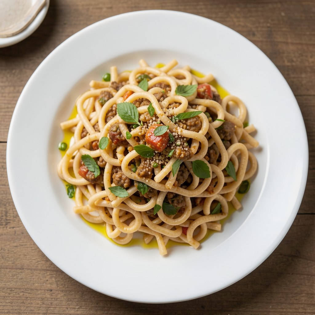 Chrupiaczy makaron sojowy