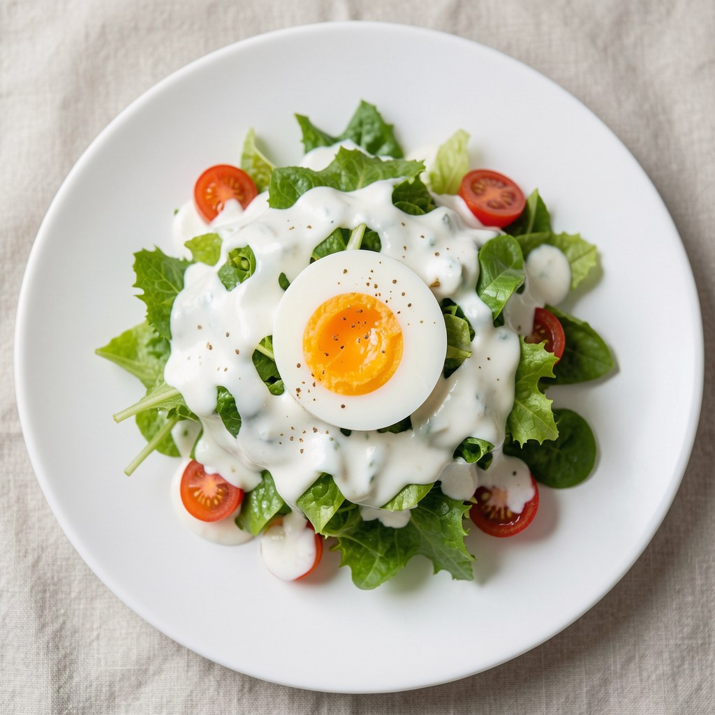 Sałata z jajkiem