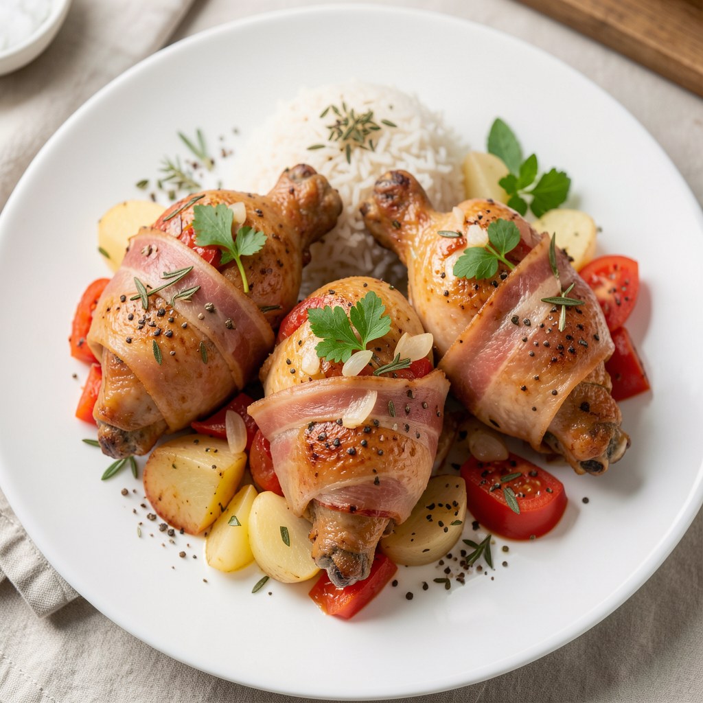 Kurczak w papilotach