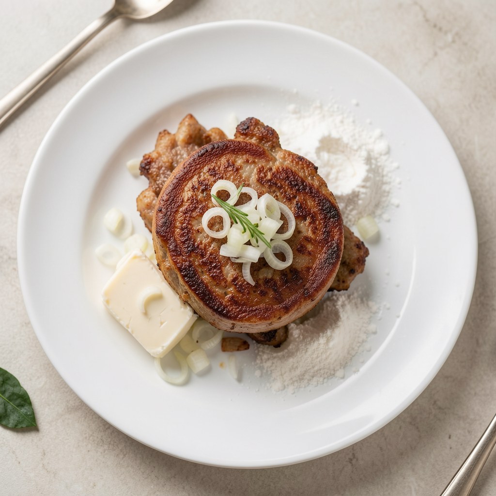 Smażona wątróbka cielęca