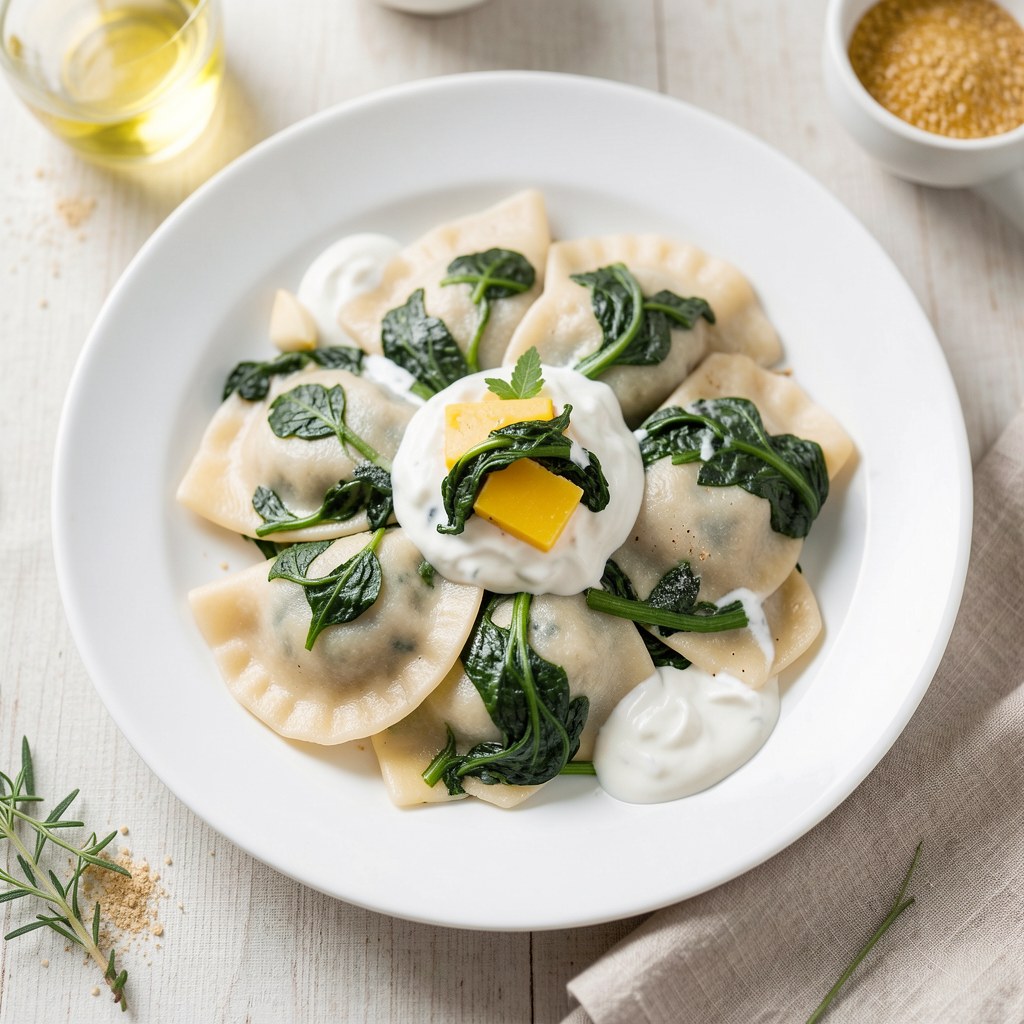 PIEROGI ZE SZPINAKIEM