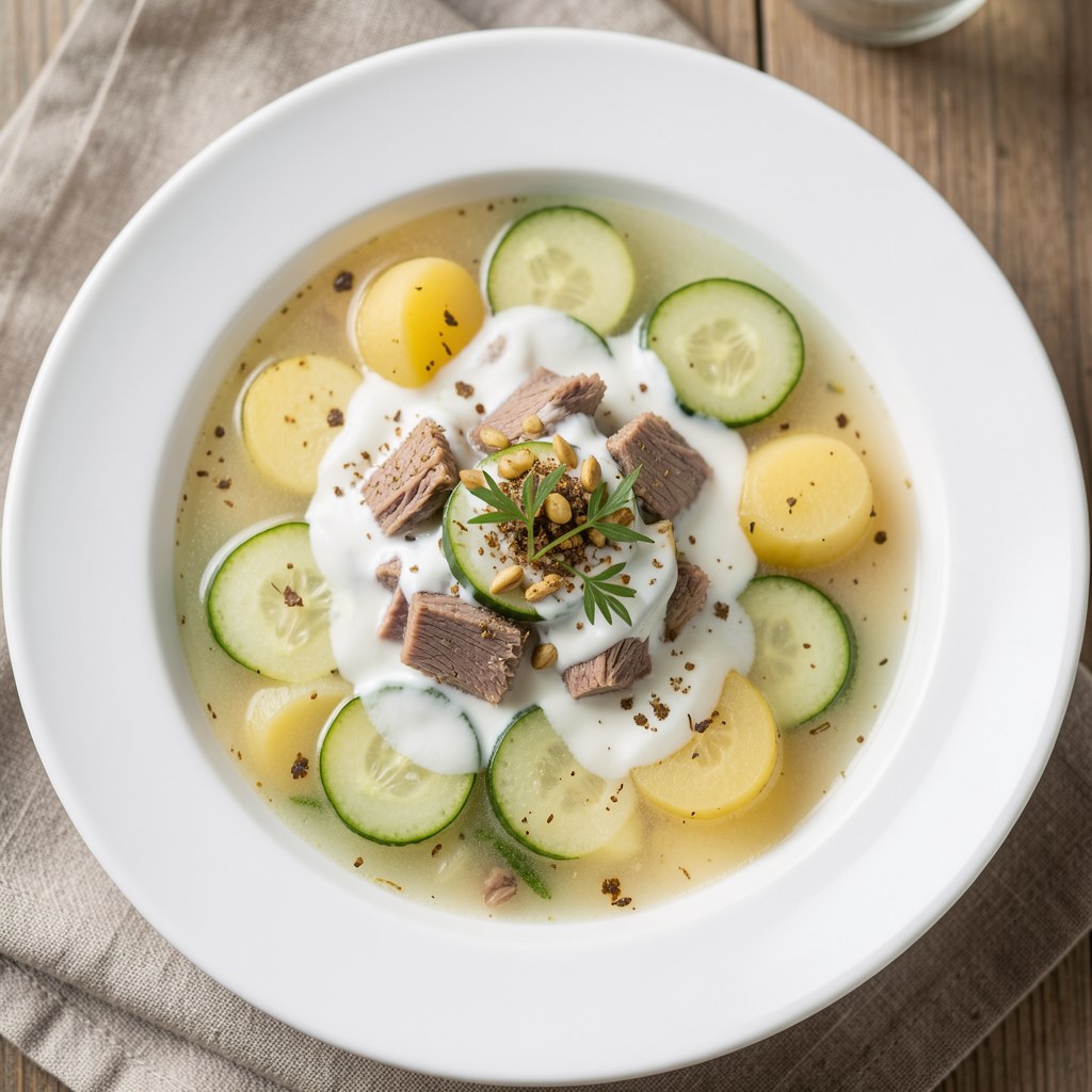 Zupa ze świeżych ogórków