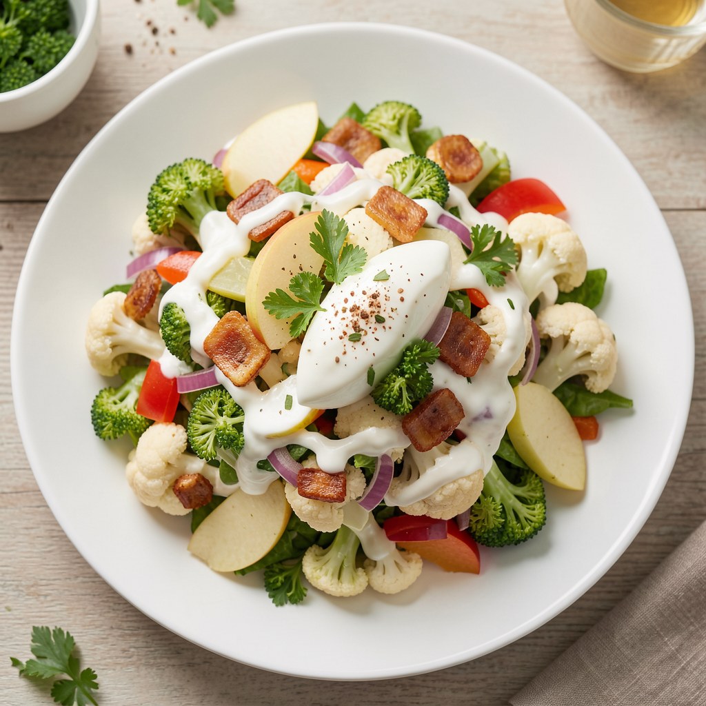 sałatka z brokułami