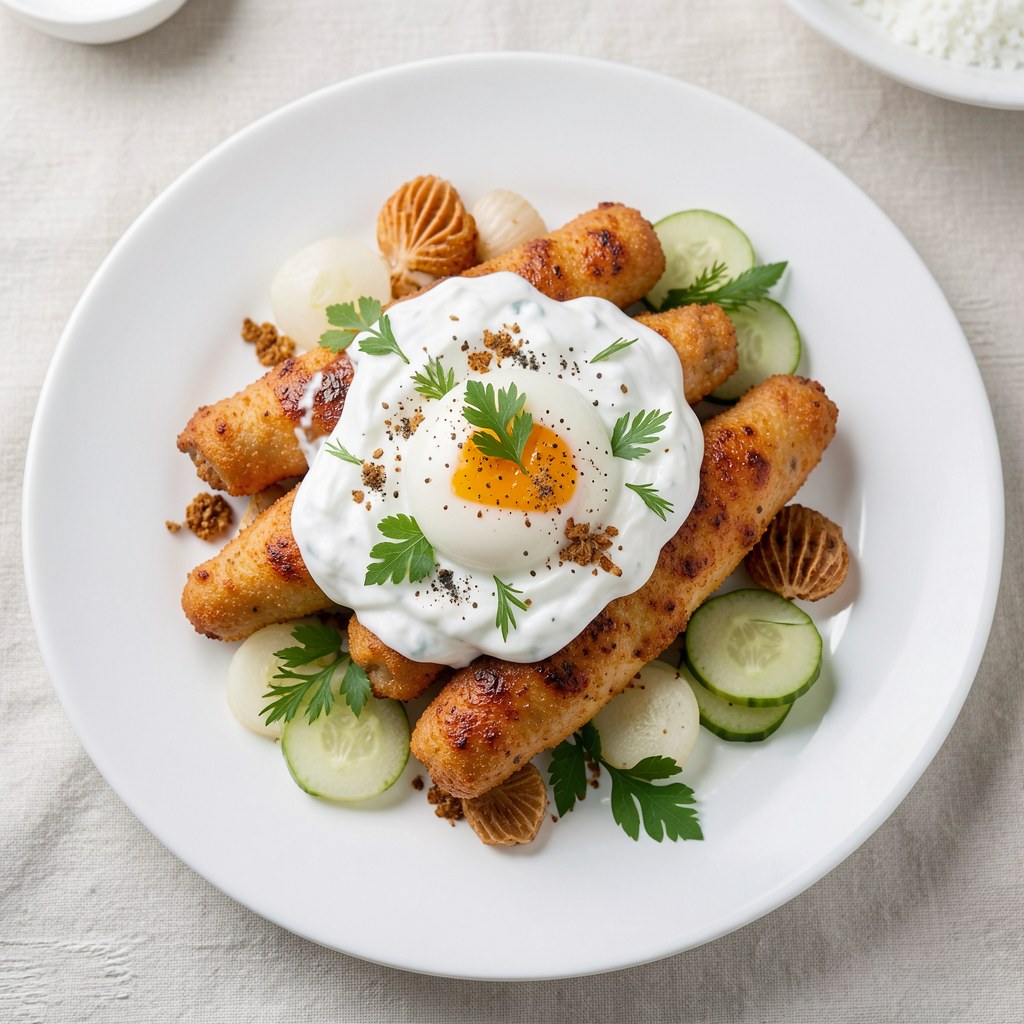 Czuczia z sosem tzatziki