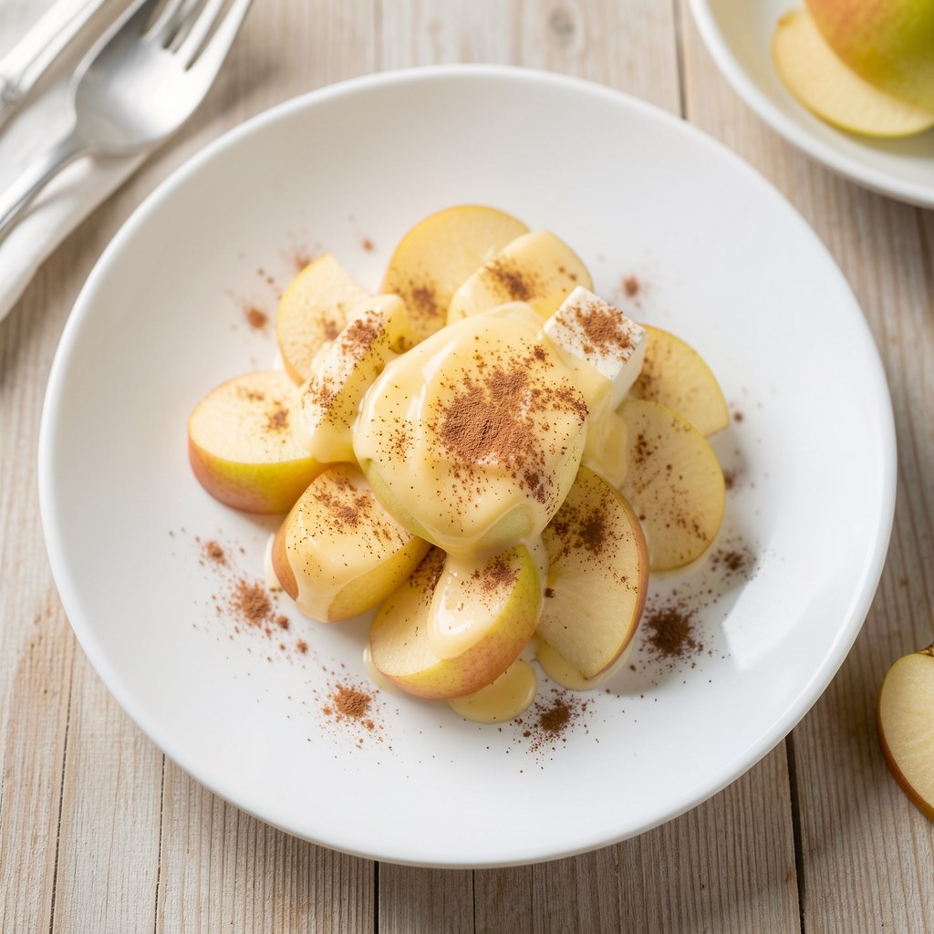 Szybkie jabłka na ciepło z mikrofałówki