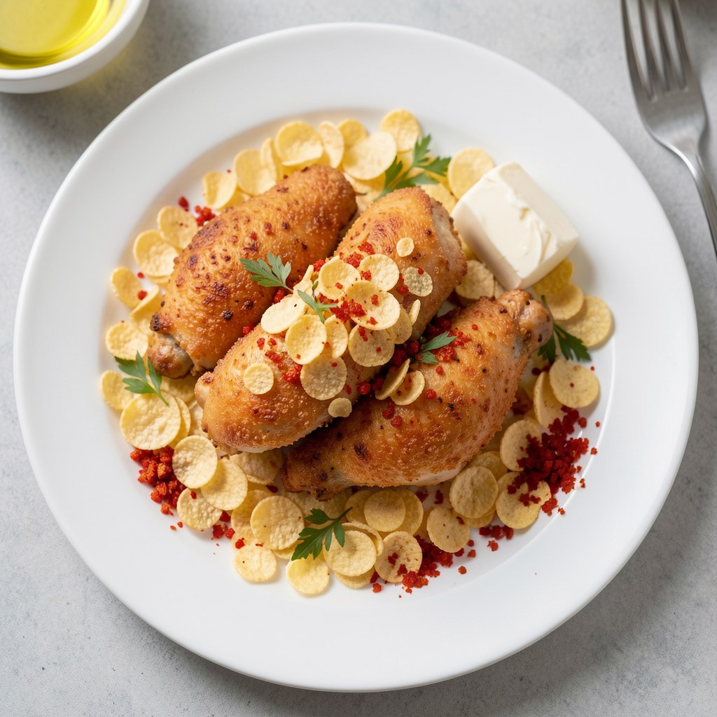 Udka z kurczaka w chrupiącej panierce