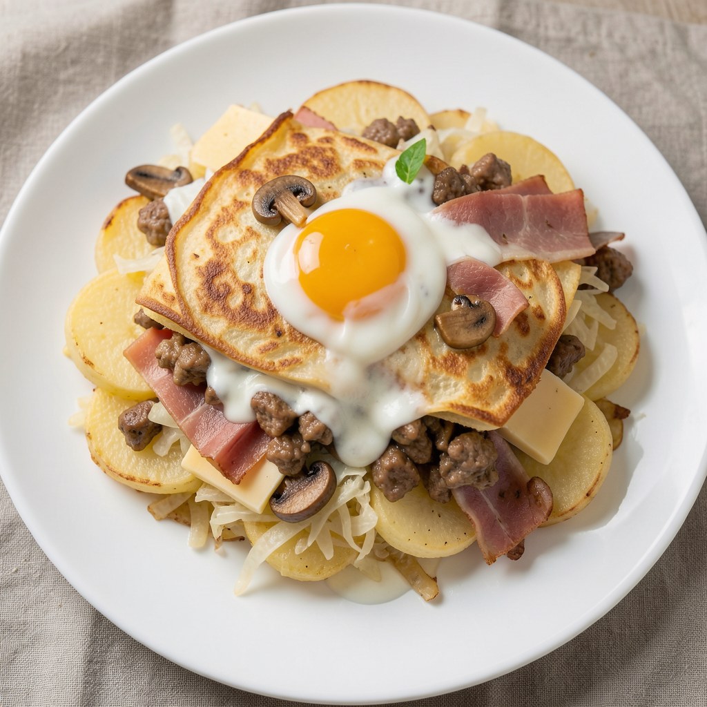 Zapiekanka ziemniaczana z forszem