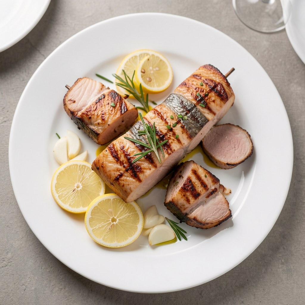 Szaszłyki z łososia