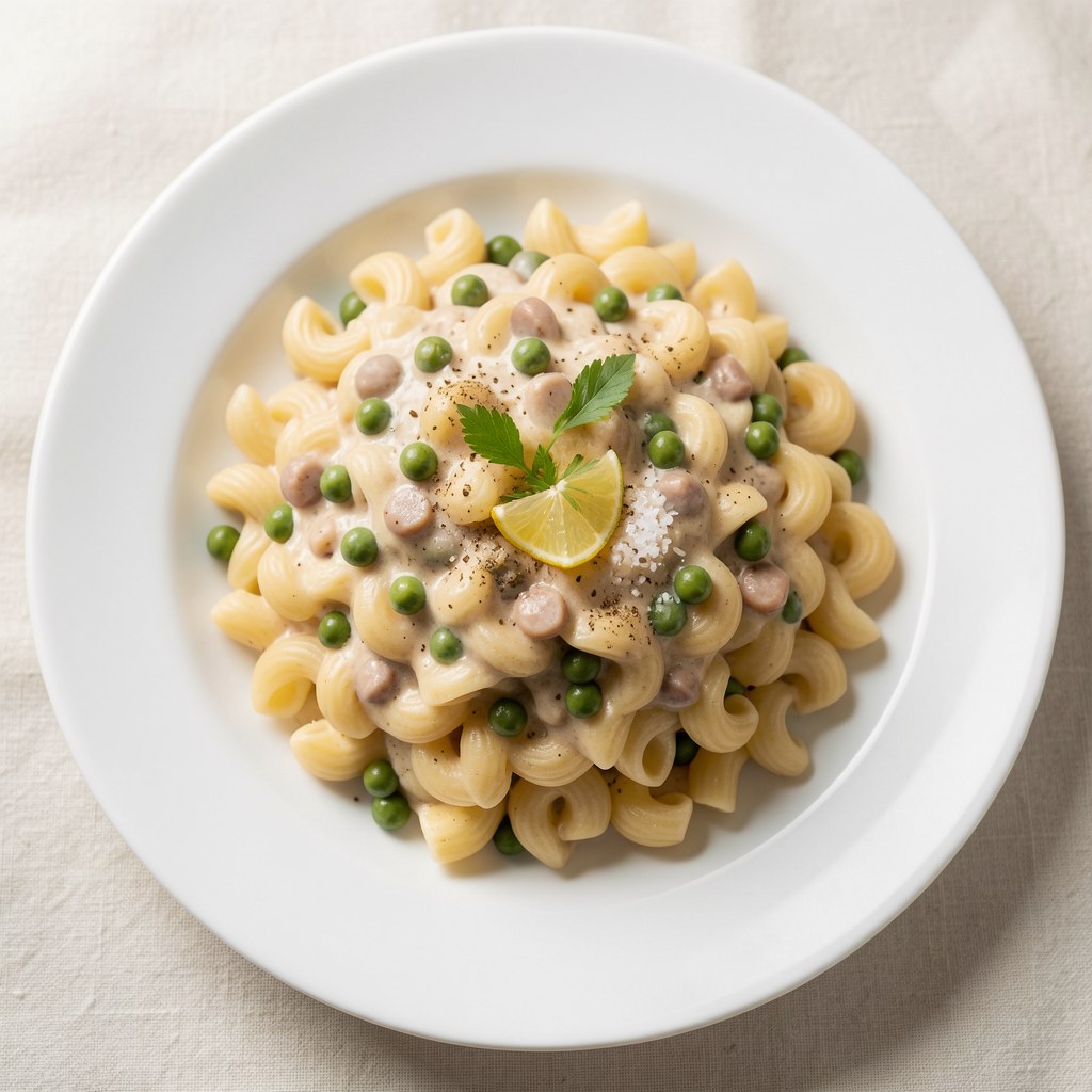 Makaron ryżowy na groszkowo: