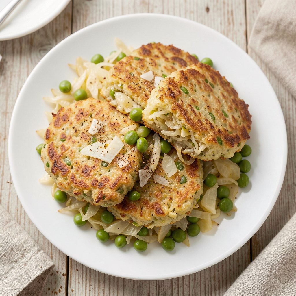 Kotlety z kapusty i fasoli