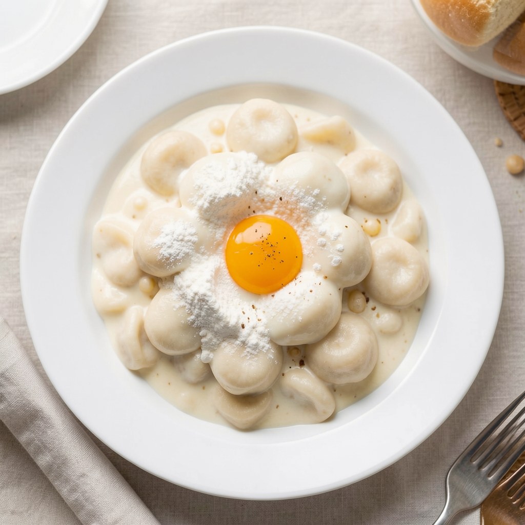 KNEDLE Z BIAŁEGO SERA