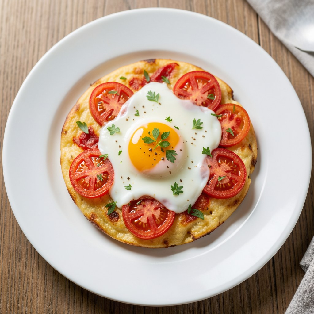 Jajecznica z pomidorami