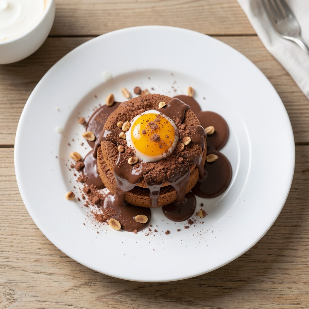 Murzynek z polewac czekoladowo-orzechow ą