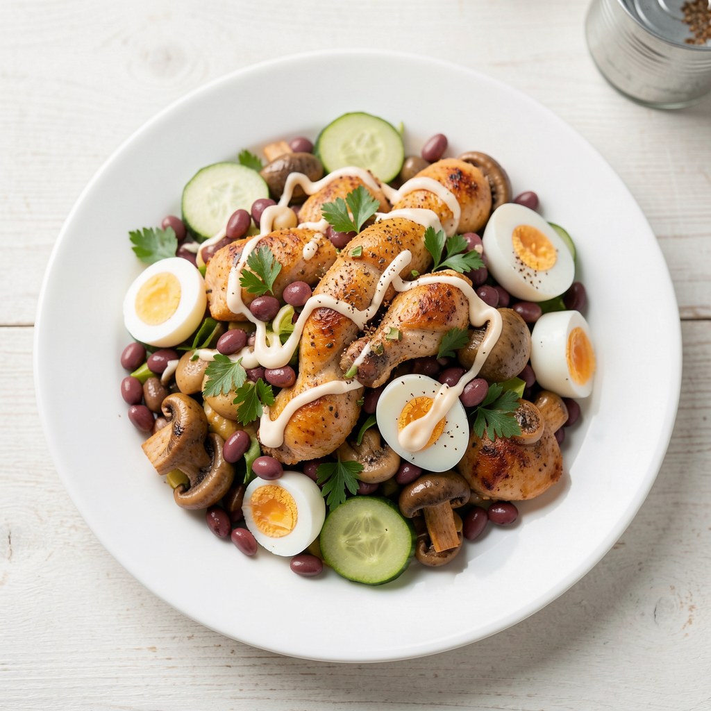 Fasolka z kurczakiem