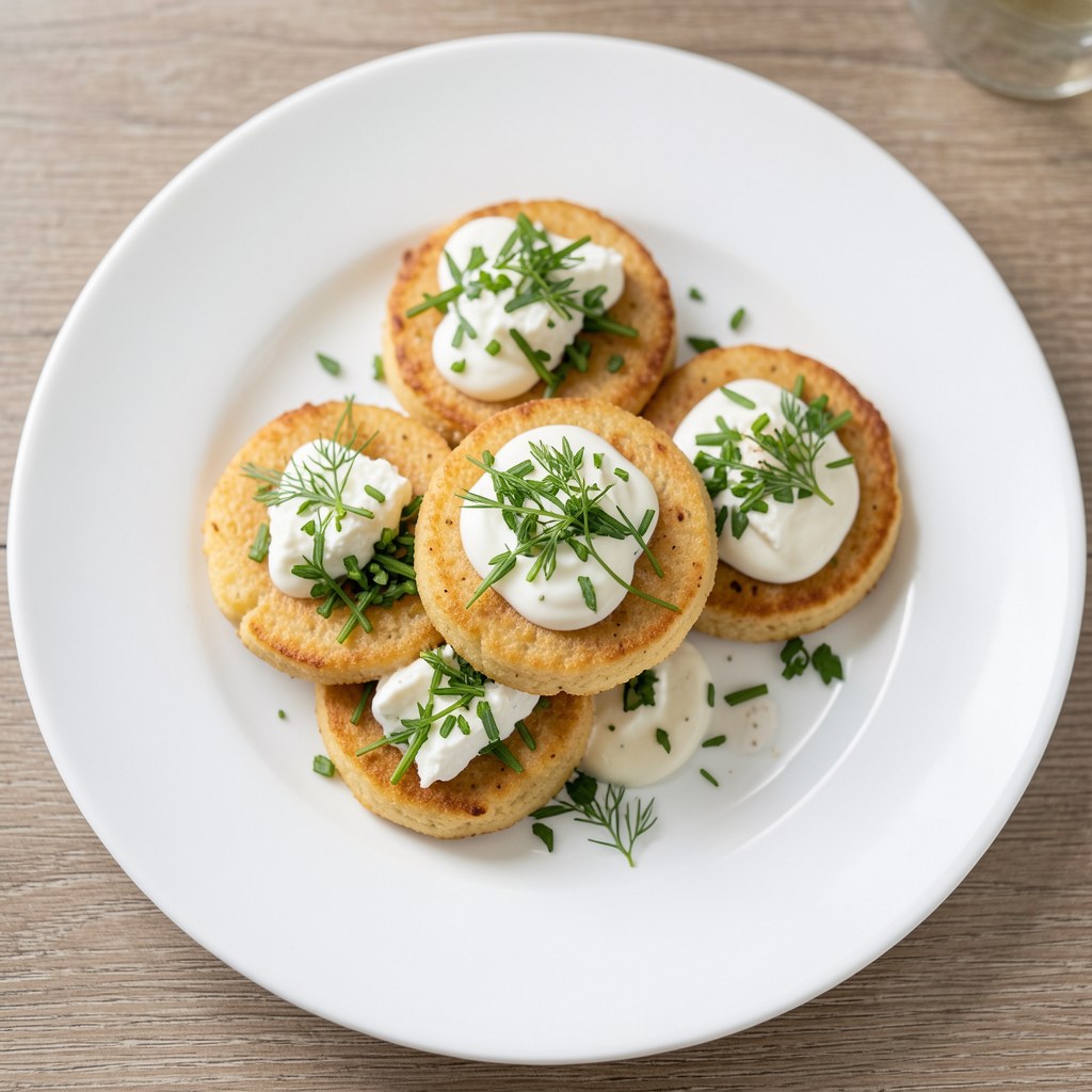 Słone babeczki z twarożkiem, rzodkiewką i szczypiorem