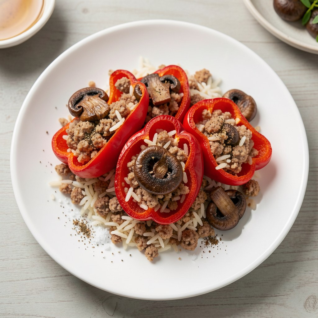 Papryka faszerowana z miesem mielonym