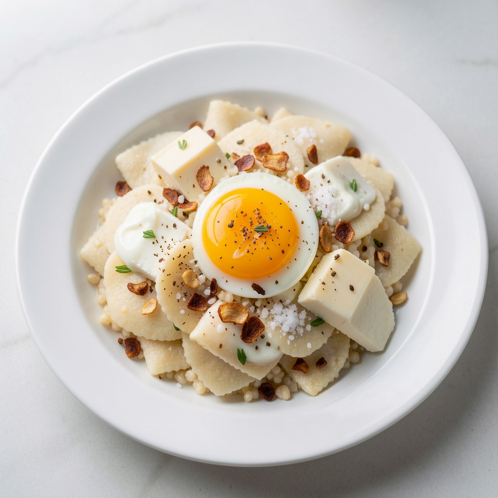 Knedle serowe z koperkiem