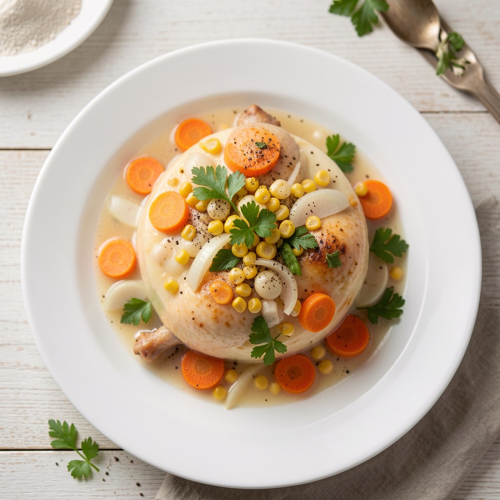 Galaretka kurczaka z warzywami