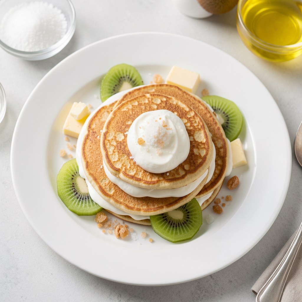 Brzoskwiniowe  naleśniki z białym  serem :