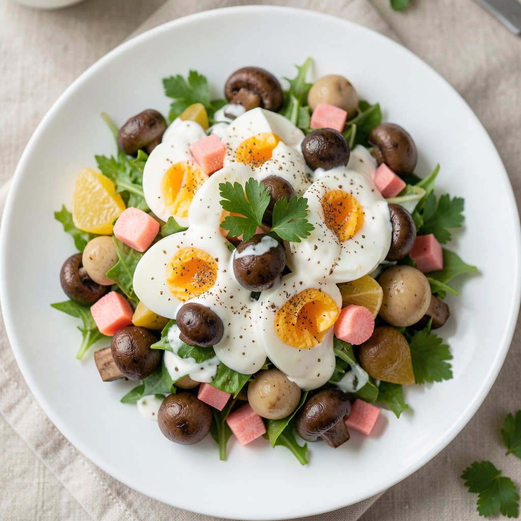 SALATKA Z JAJEK I PIECZAREK