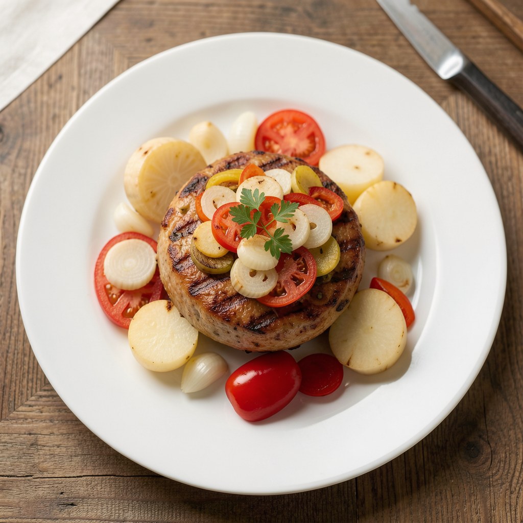 Kaszanka z warzywami