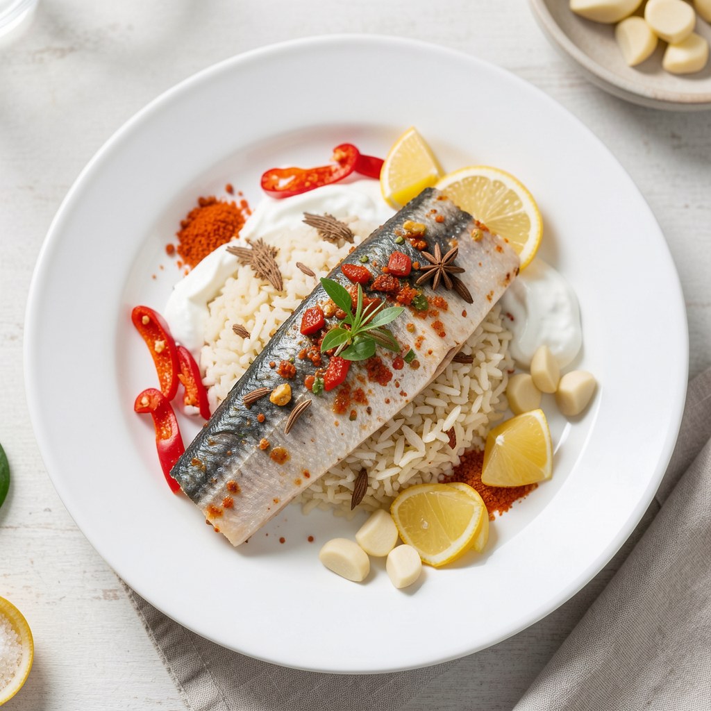 makrela z ryzem