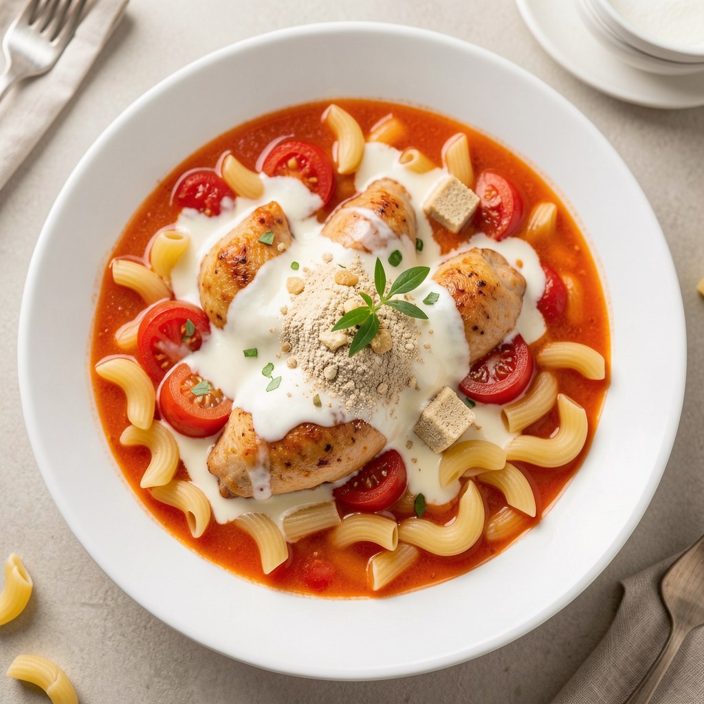 Zupa pomidorowo-serowa