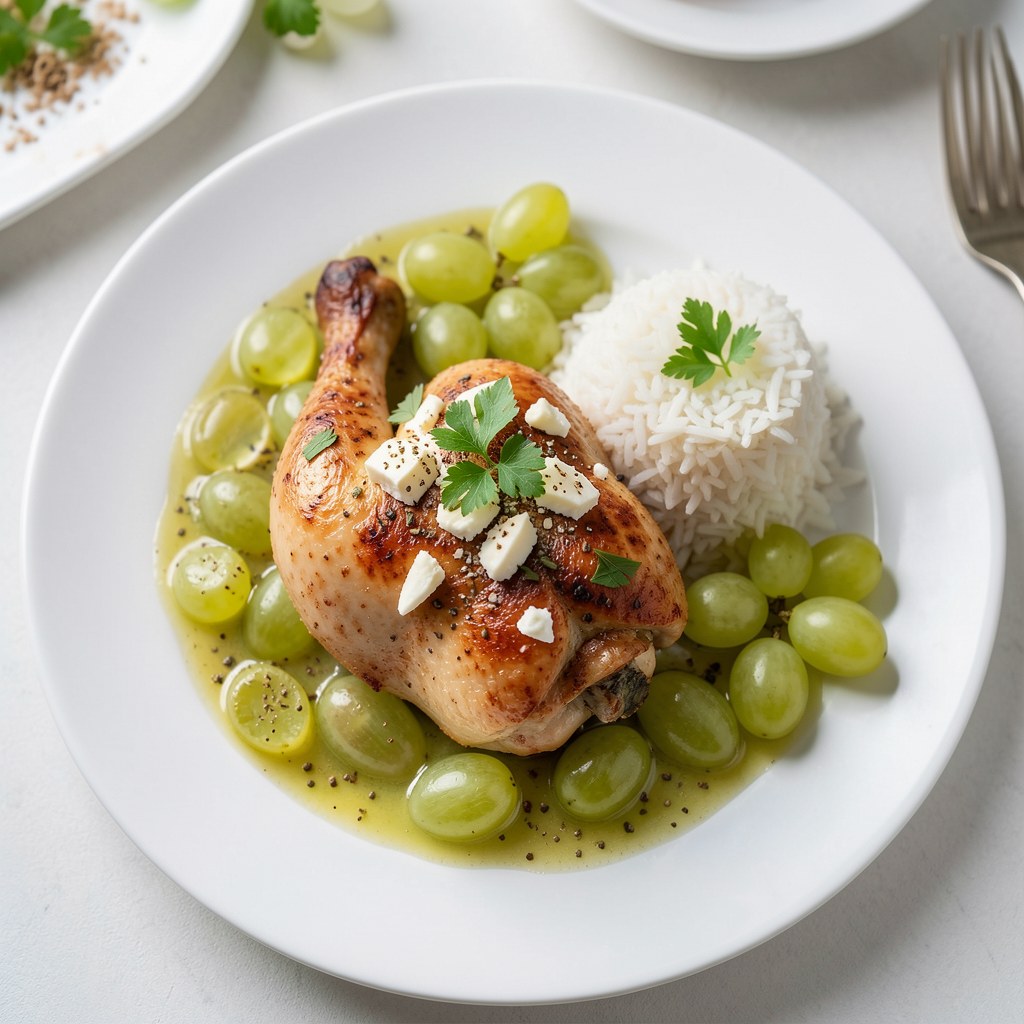 Kurczak w sosie winogronowym