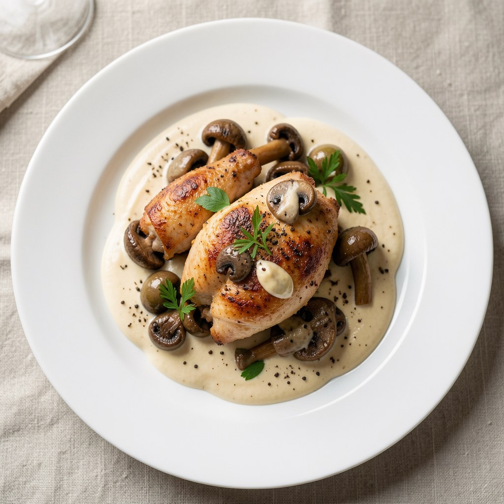 Kurczak z pieczarkami ala Marcin