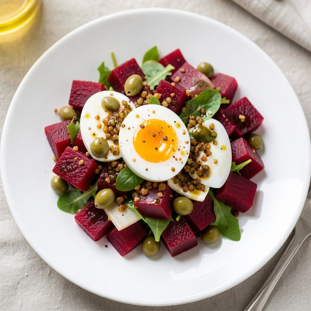 Sąłatka z buraкów z jajkami