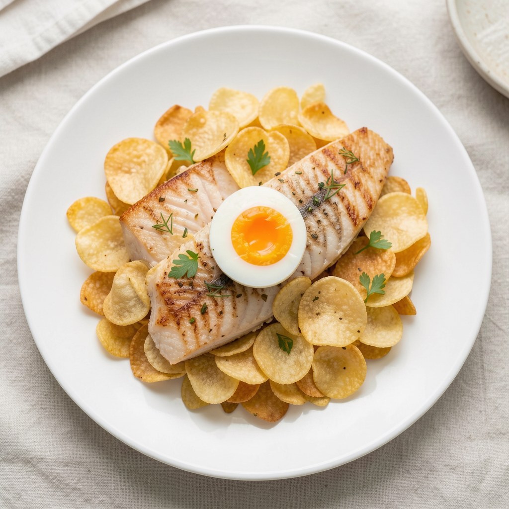 Łosoś w płatkach kukurydzianych