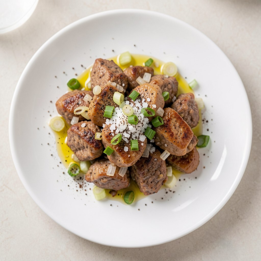 Wątroba drobiowa z cebulką