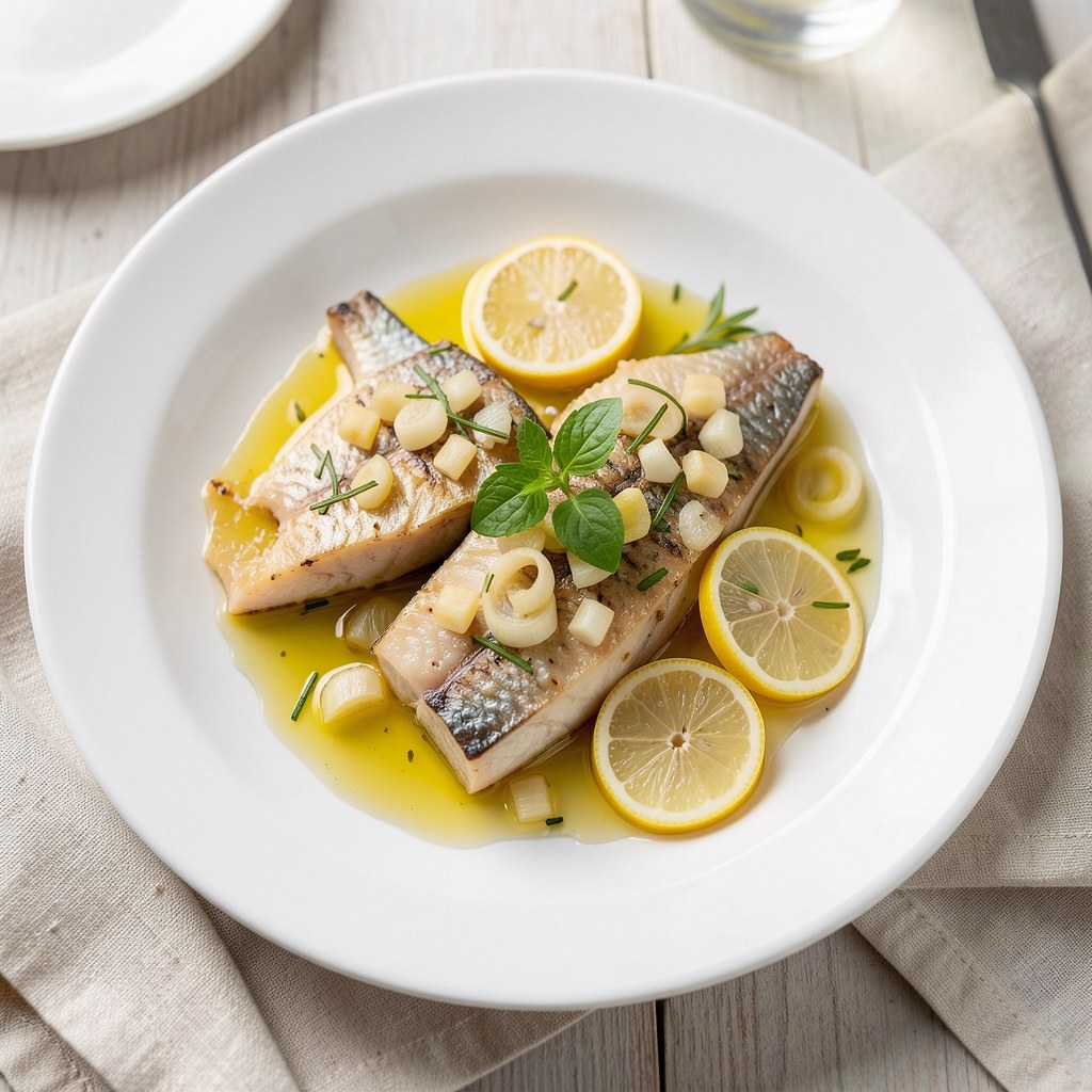 śledzie z majerankiem