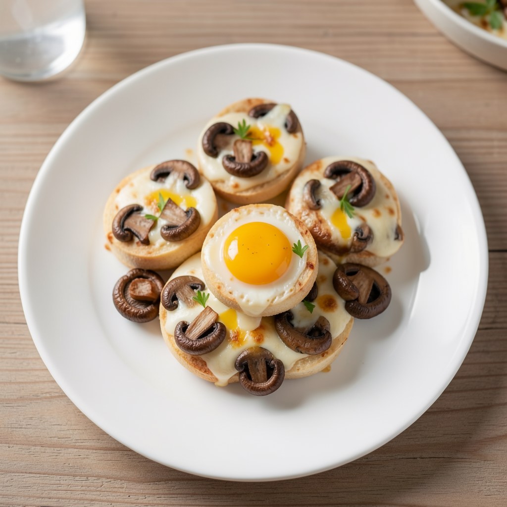 Jajka faszerowane zapiekane serem