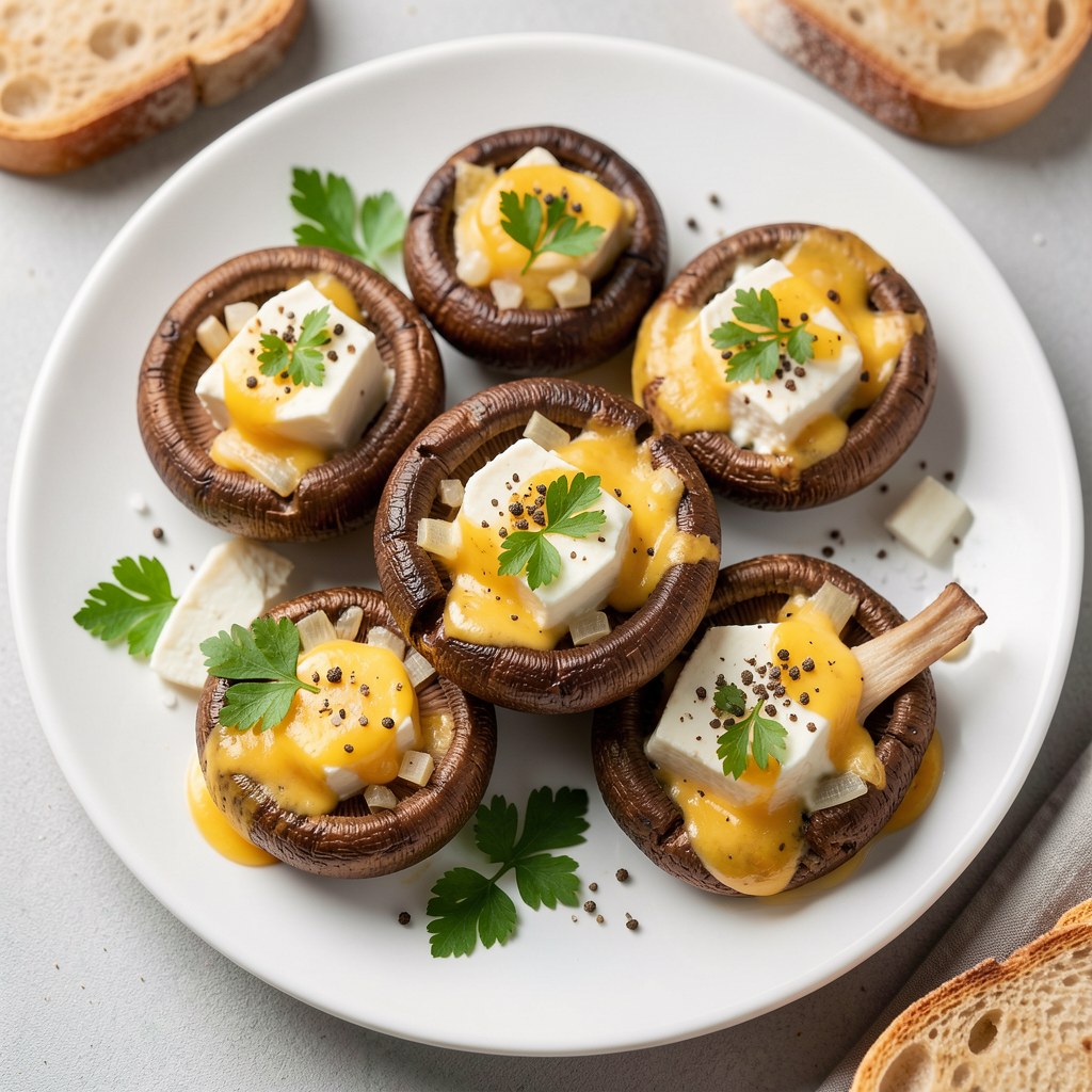 Pieczarki nadziewane