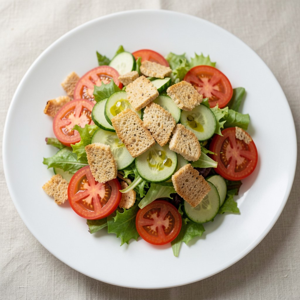 Sałatka z grzankami