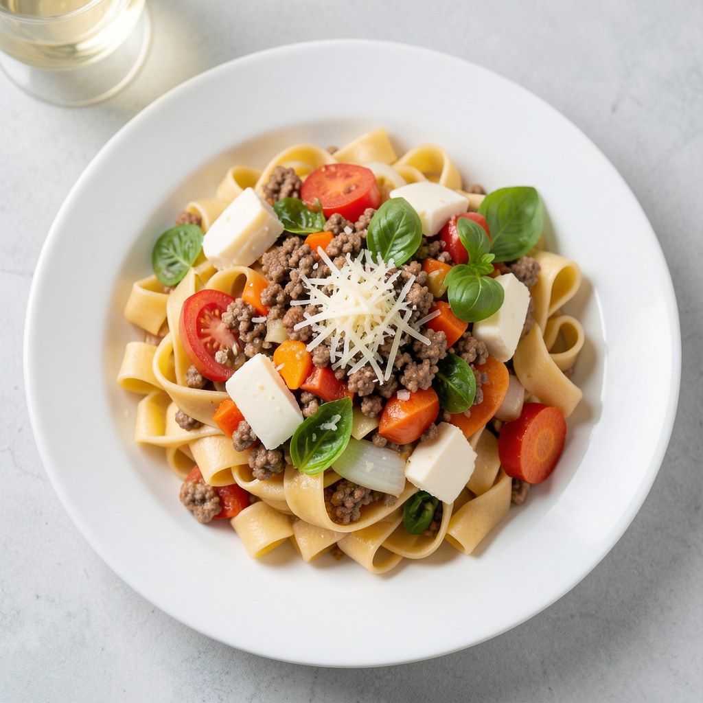 Tagliatelle po bolońsku