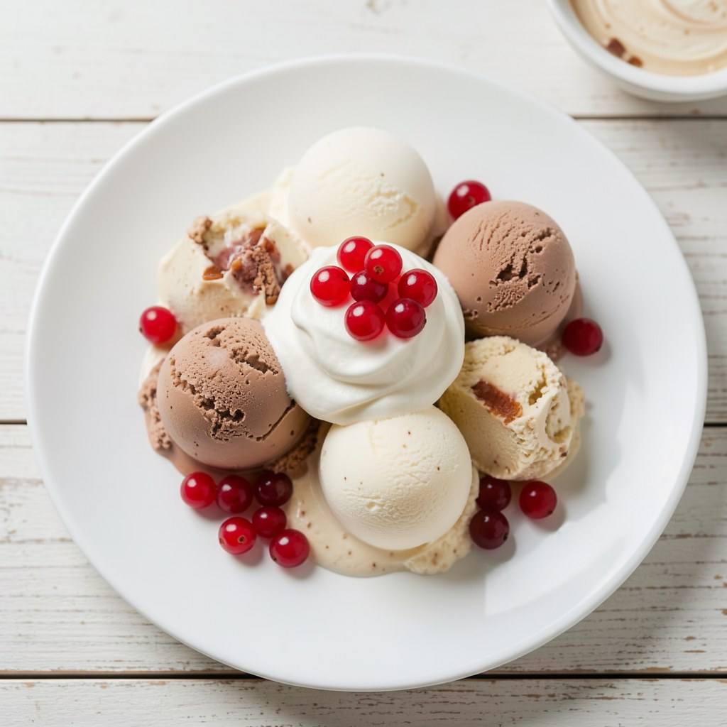 Lody z aromatem ajerkoniaku