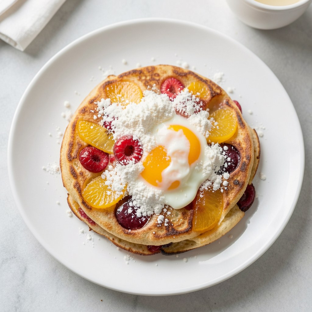 Szybki placek z owocami