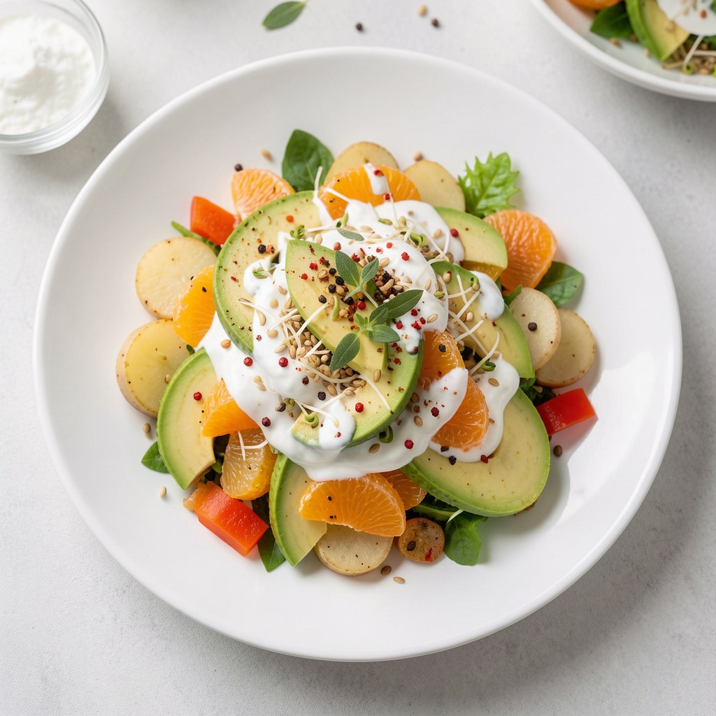 Wykwintna sałatka świąteczna