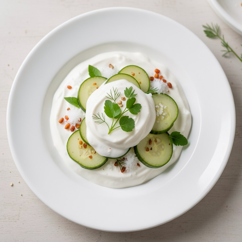 Sorowka z ogórka i szczypiorku