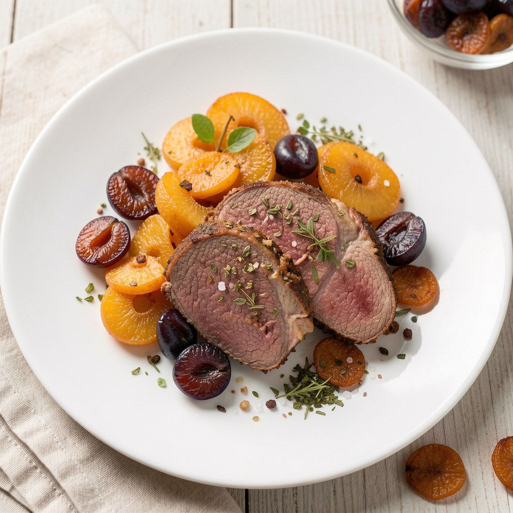 Karkówka ze śliwką