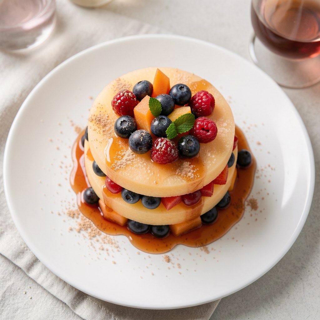 Sałataka owocowa z winem