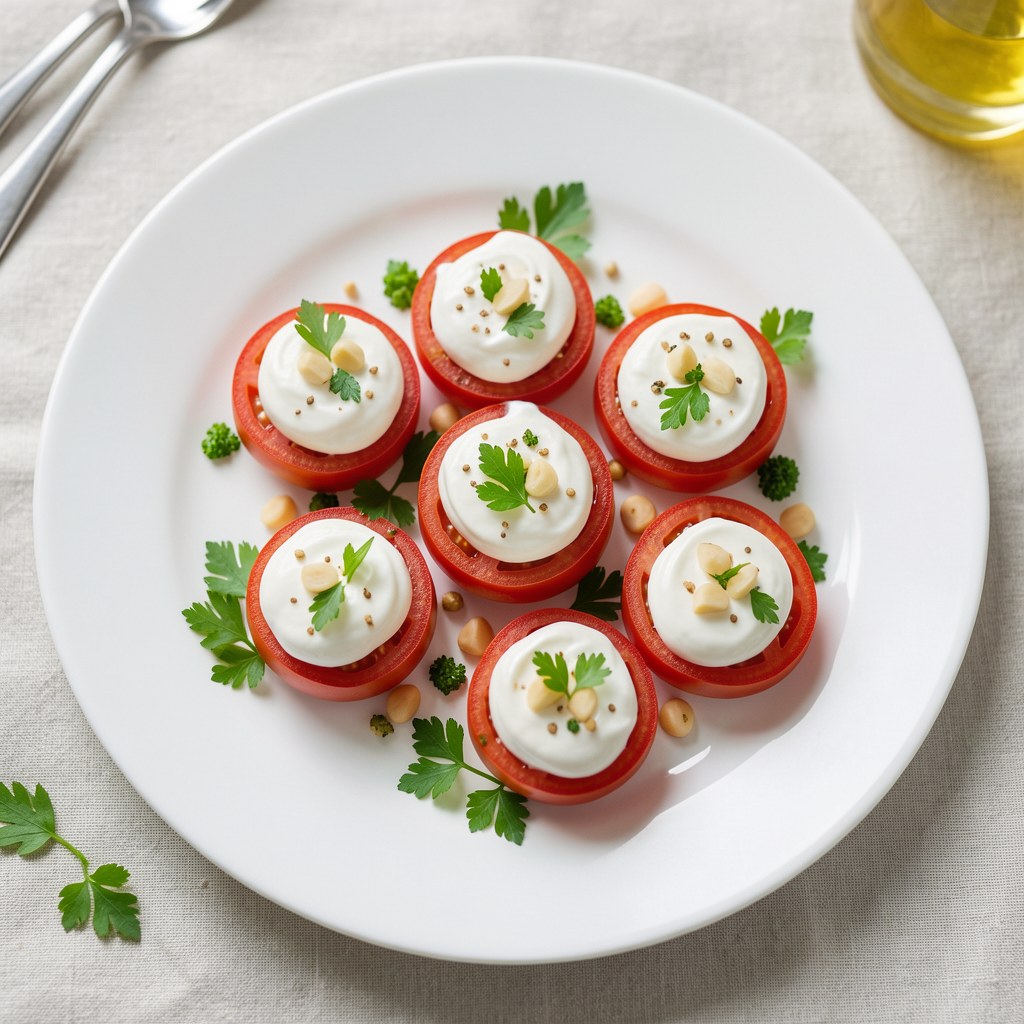 Pomidory faszerowane twarogiem