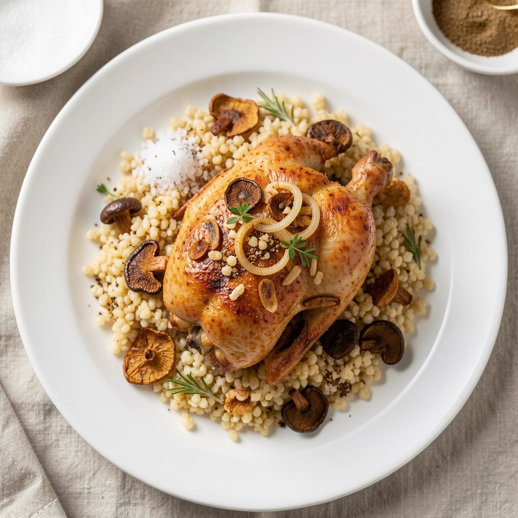 kurczak faszerowany kaszą gryczana
