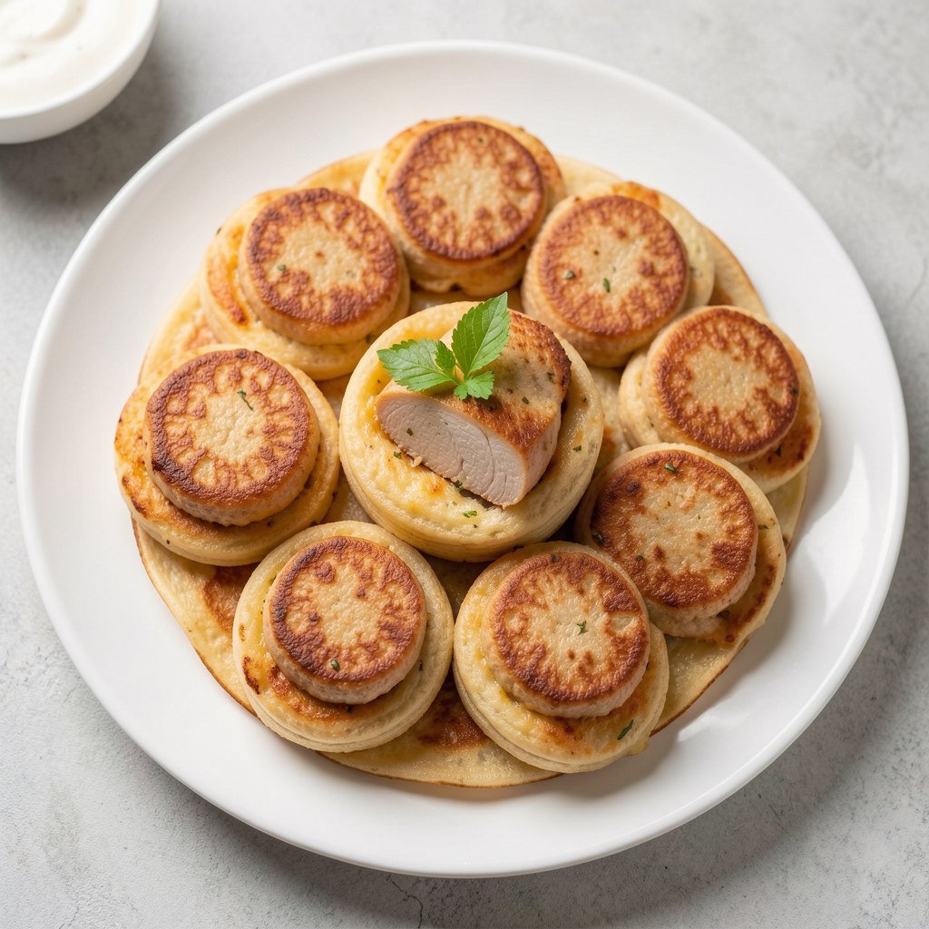 Kotlety w ciescie naleśnikowym